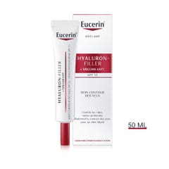 Eucerin Hyaluron-Filler + Volume Lift Soin Contour des Yeux Anti Age SPF15 15ml