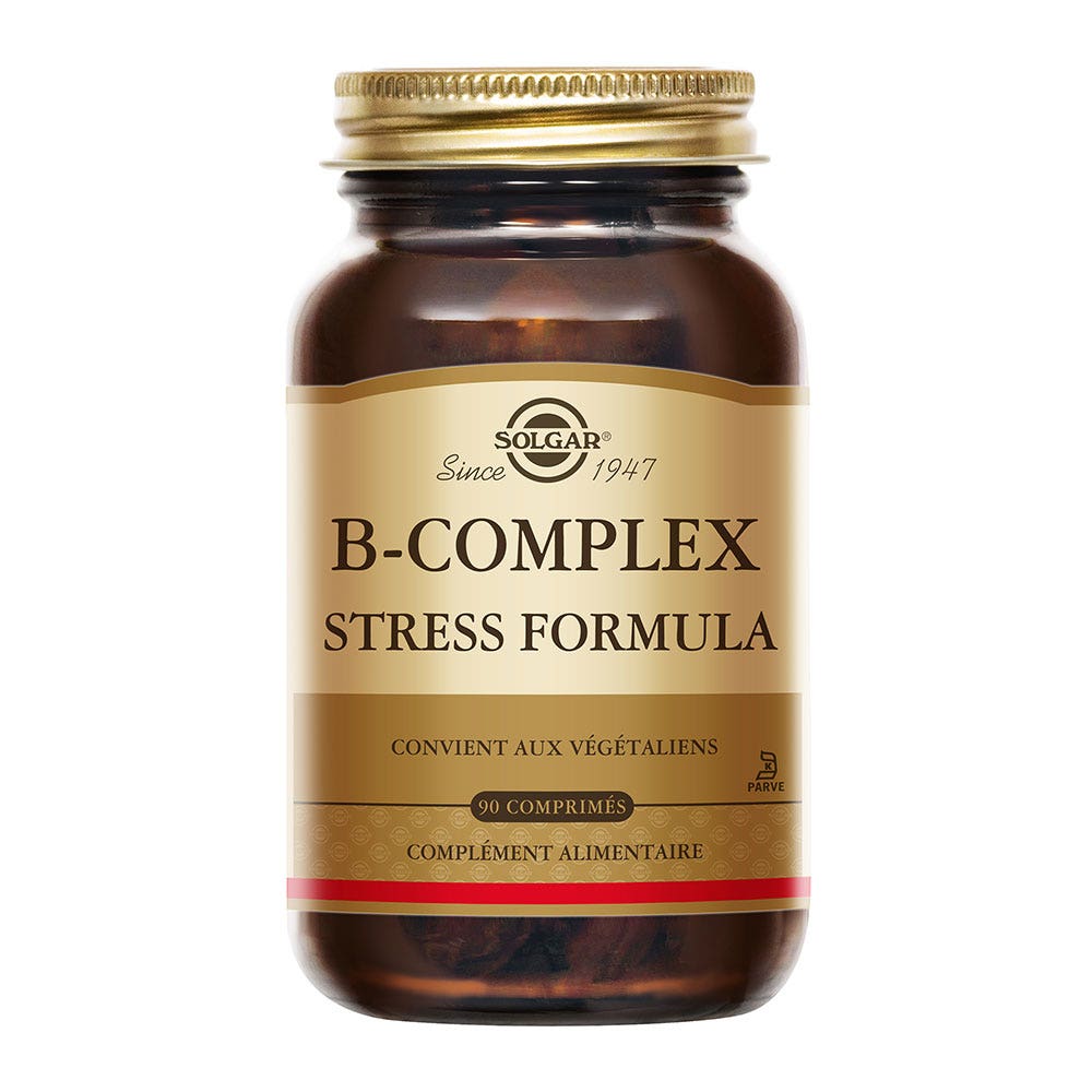 Solgar B-Complex Stress Formula Relaxation Sommeil 90 comprimés