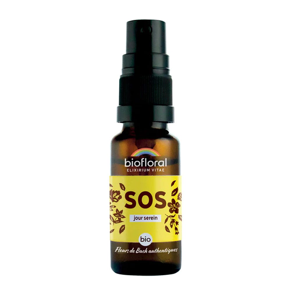 Biofloral Spray SOS Secours Jour Bio 20ml