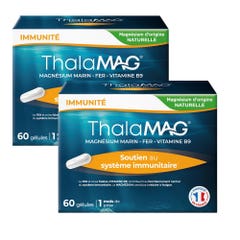 Thalamag Soutien au Système Immunitaire Magnésium Marin 2X60 Gélules