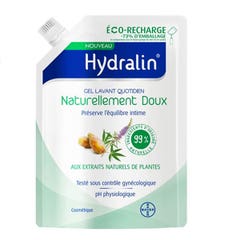 Hydralin Quotidien Eco-Recharge Gel Lavant Naturellement Doux 400ml