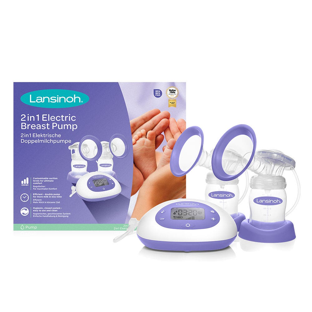 Double pump electric breast pump hotsell