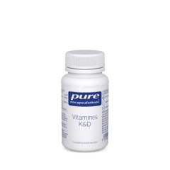 Pure Encapsulations Vitamines K&D 60 gélules