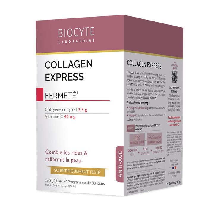 Biocyte Anti-âge Collagen Express 180 Gélules