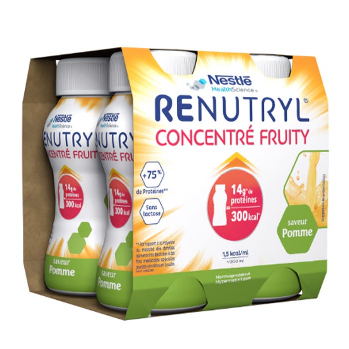 Nestlé HealthScience Renutryl Concentre Fruity 4x200ml
