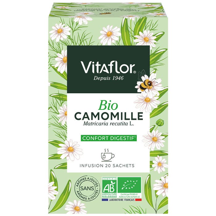 Infusion de Camomille Bio 20 sachets Vitaflor