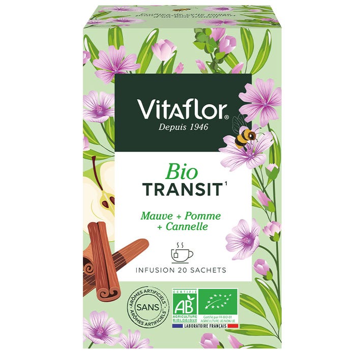 Tisane Transit Bio 20 Sachets Vitaflor
