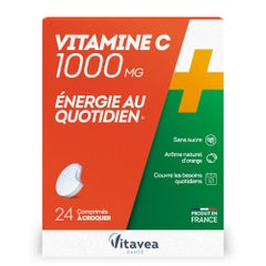 Vitavea Santé Vitamine C 1000mg Energie au quotidien x 24 comprimés