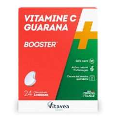 Vitavea Santé Vitamine C + Guarana Booster 24 Comprimes A Croquer