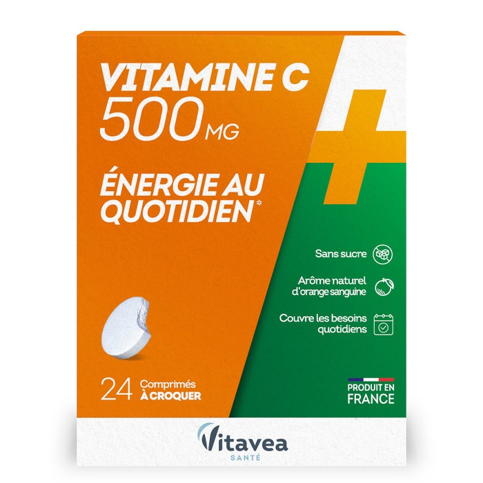 Vitamine C 24 Comprimes A Croquer Energie au quotidien Vitavea Santé