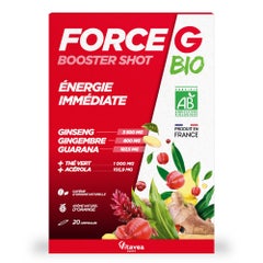 Vitavea Santé Force G Booster Shot Bio Energie Immédiate 20 Ampoules