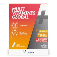 Vitavea Santé Multivitamines Global Stress et vitalité 45 gélules