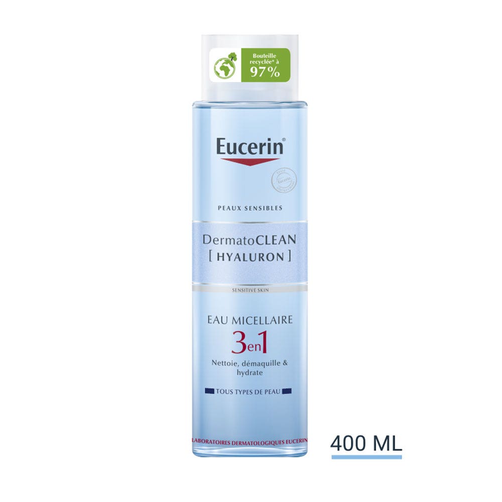 Eucerin DermatoCLEAN [Hyaluron] Soin Eau Micellaire 3en1 400ml