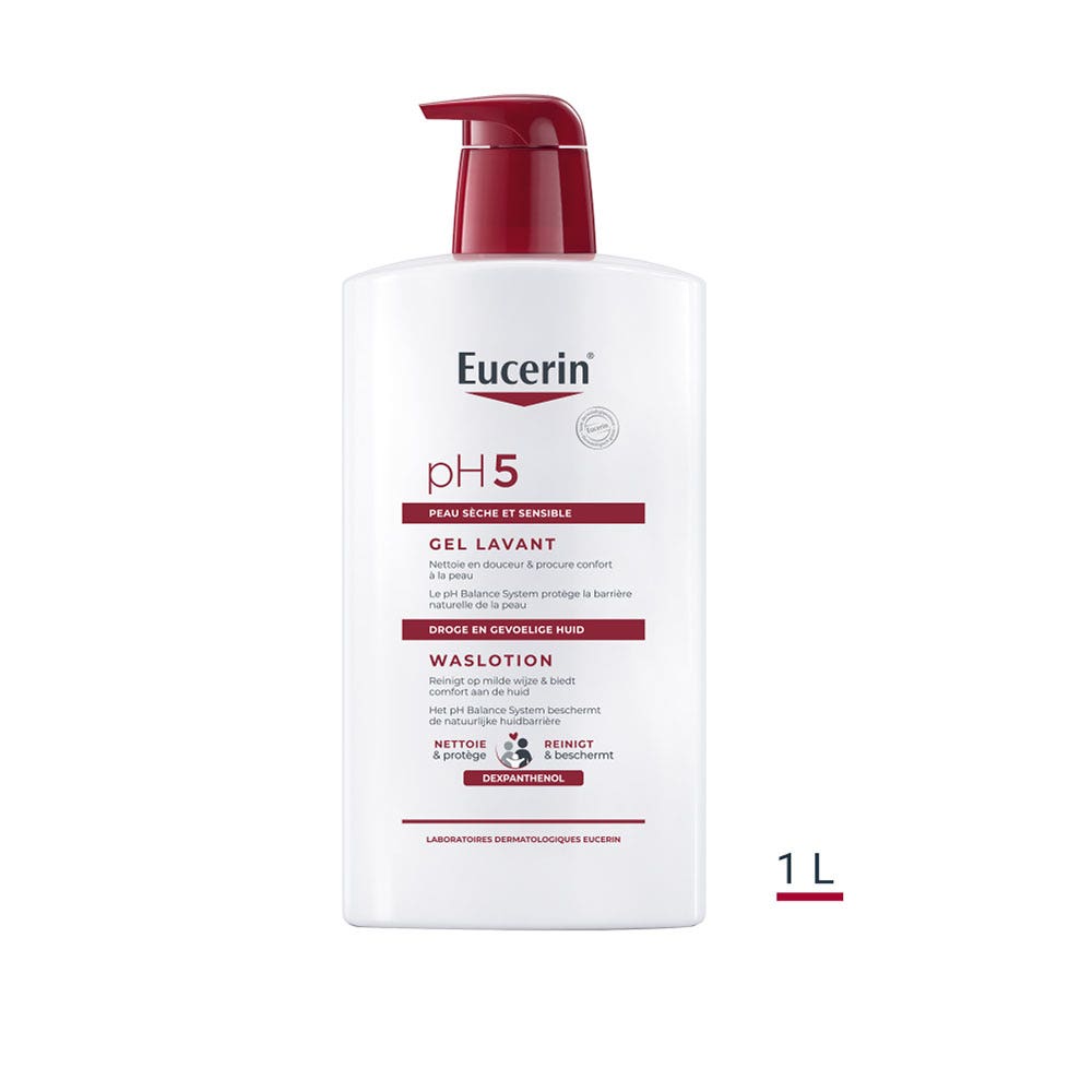 Eucerin Ph5 Gel Lavant Peaux Seches Et Sensibles 1l