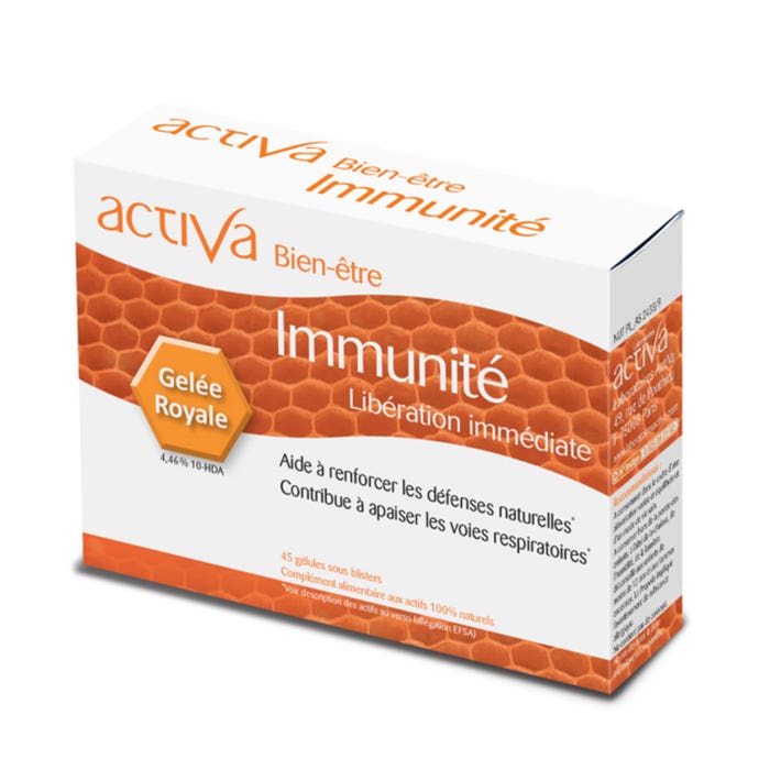 Immunité 45 Gélules Bien-Être Libération immédiate Activa