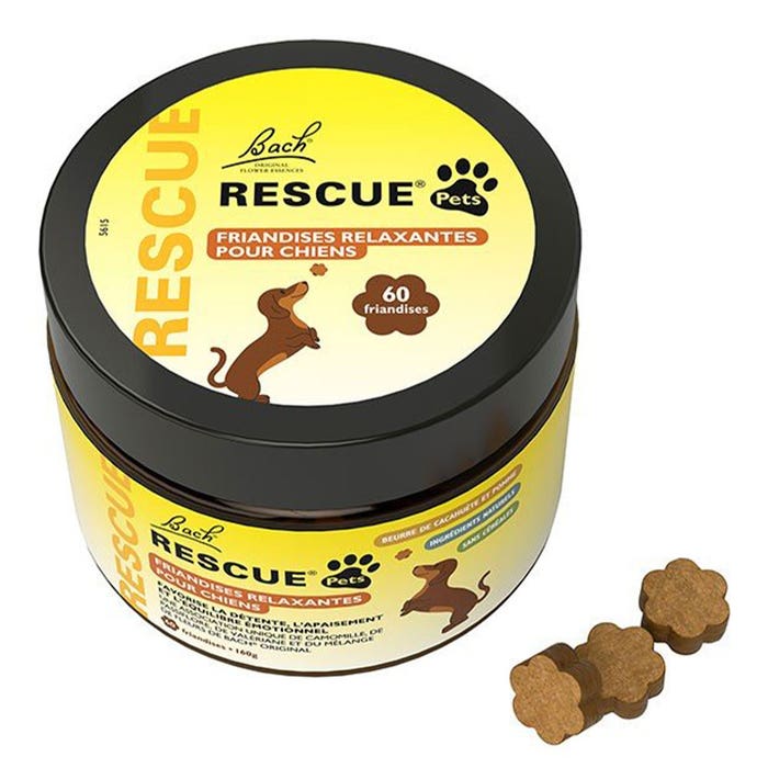 Rescue Rescue® Pets Friandises Pour Chiens Beurre de Cacahuète et Pomme x60