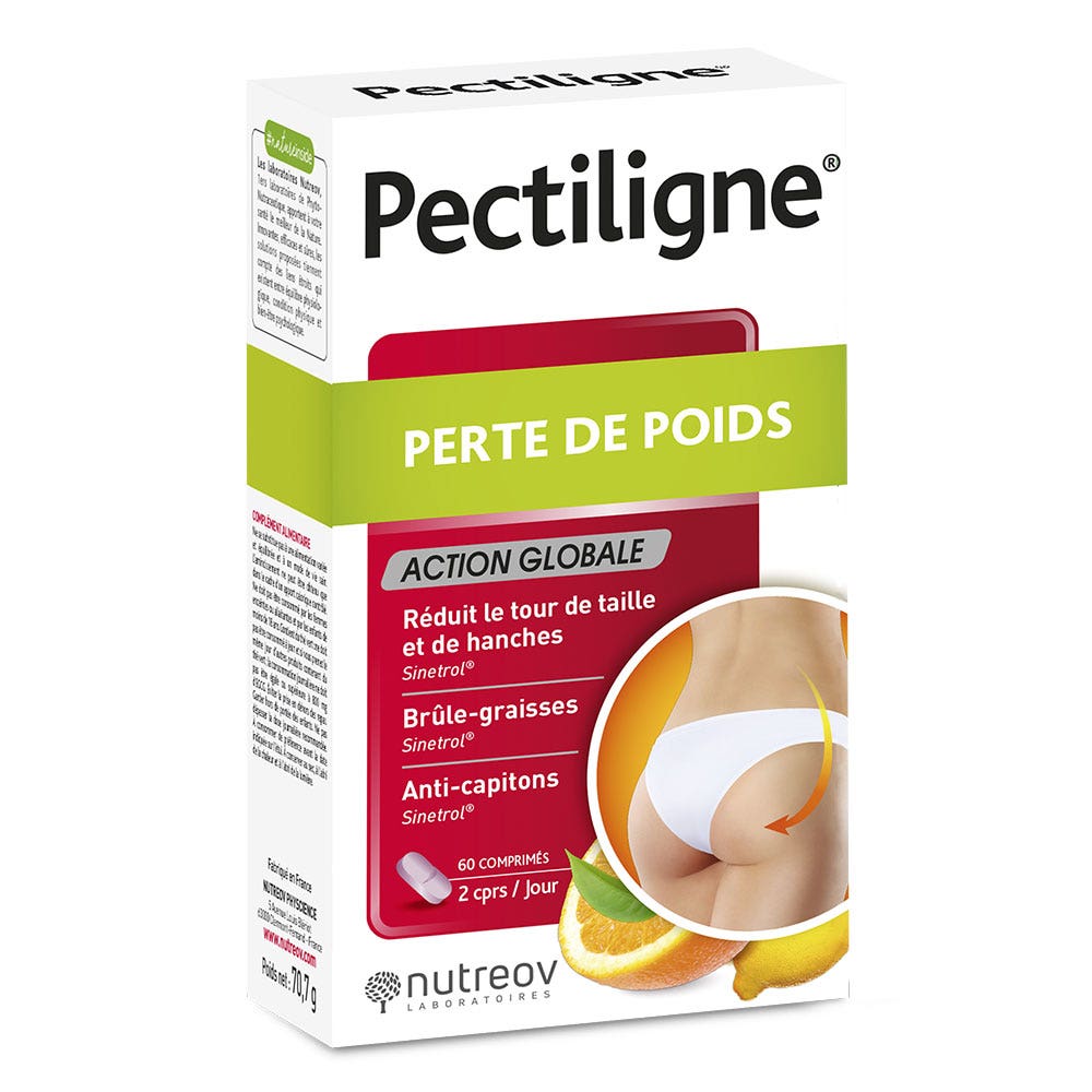 Nutreov Pectiligne Perte de Poids Action Globale 60 Comprimés
