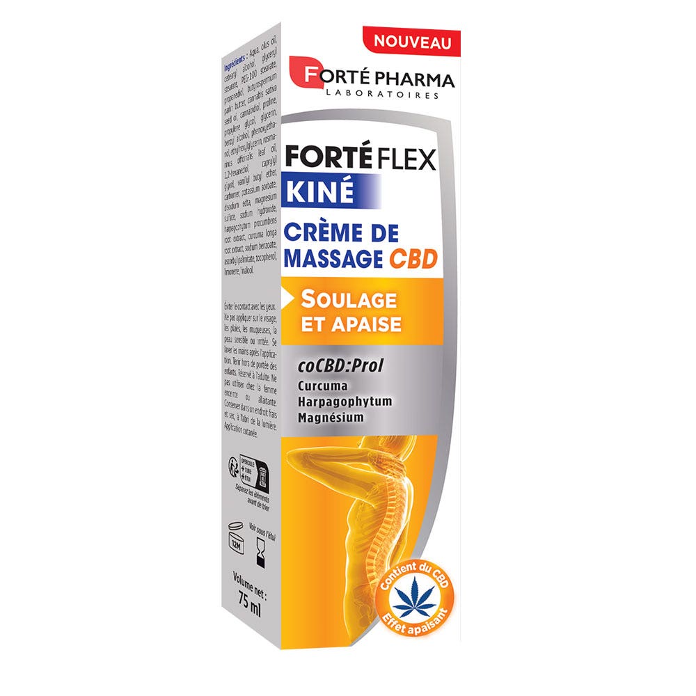 Forté Pharma Forté Flex Creme de Massage CBD - Kiné 75ml