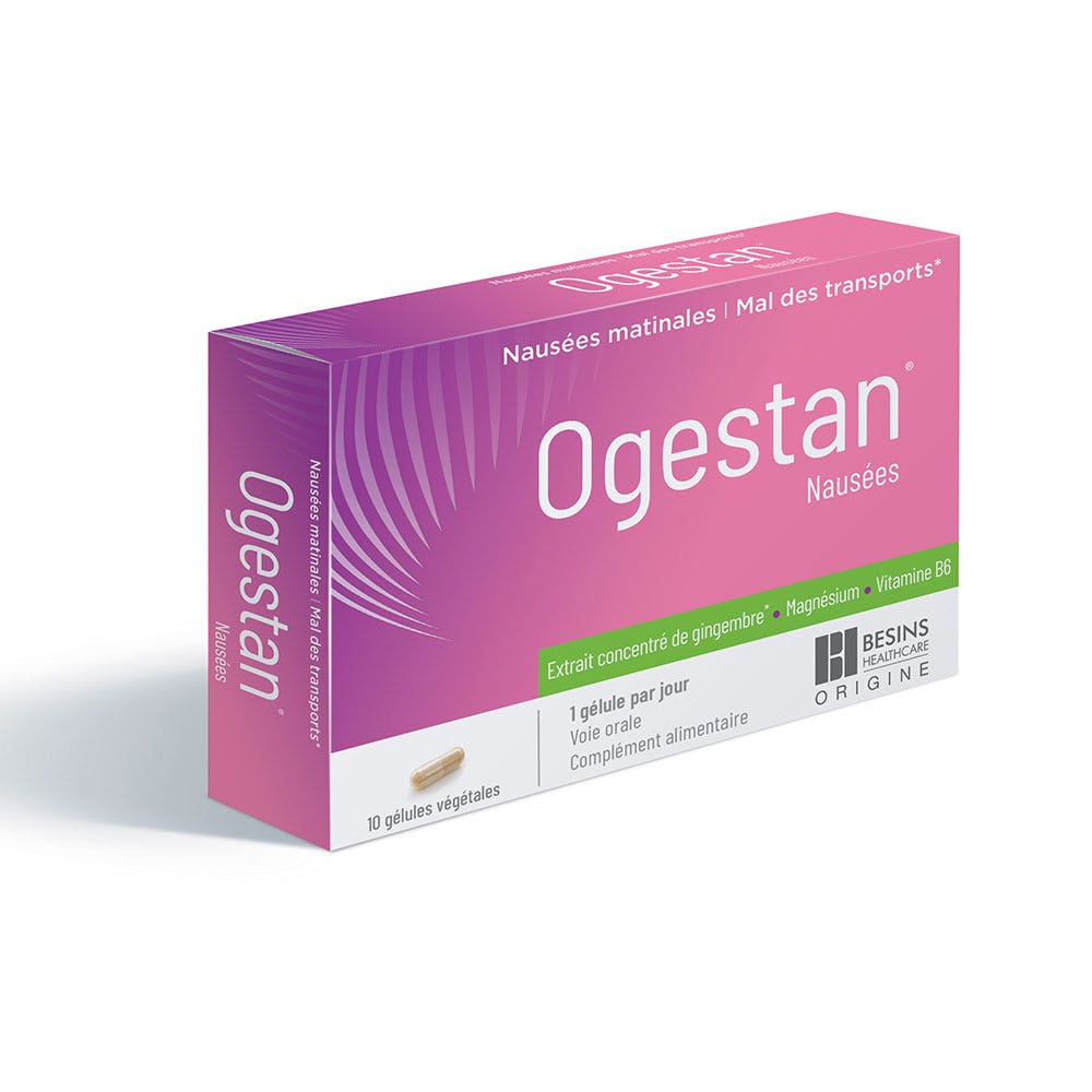 Besins Healthcare Ogestan Nausées 10 gelules vegetales