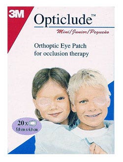 3M Opticlude 20 Pansements Orthoptiques Pour Enfants 6cm X 5cm