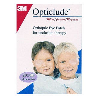 Opticlude 20 Pansements Orthoptiques Pour Enfants 6cm X 5cm 3M