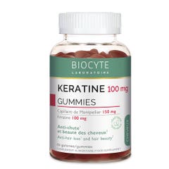 Biocyte Cheveux Keratine Anti-chute et beauté 60 gummies