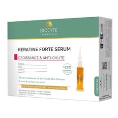 Biocyte Cheveux Keratine Forte Serum Croissance et anti-chute 5x9ml