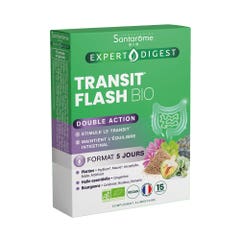 Santarome Expert Digest Transit Flash Bio Double Action 15 Comprimés
