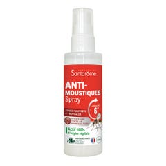 Santarome Spray Anti-Moustique Zones Tempérées et Tropicales 100ml