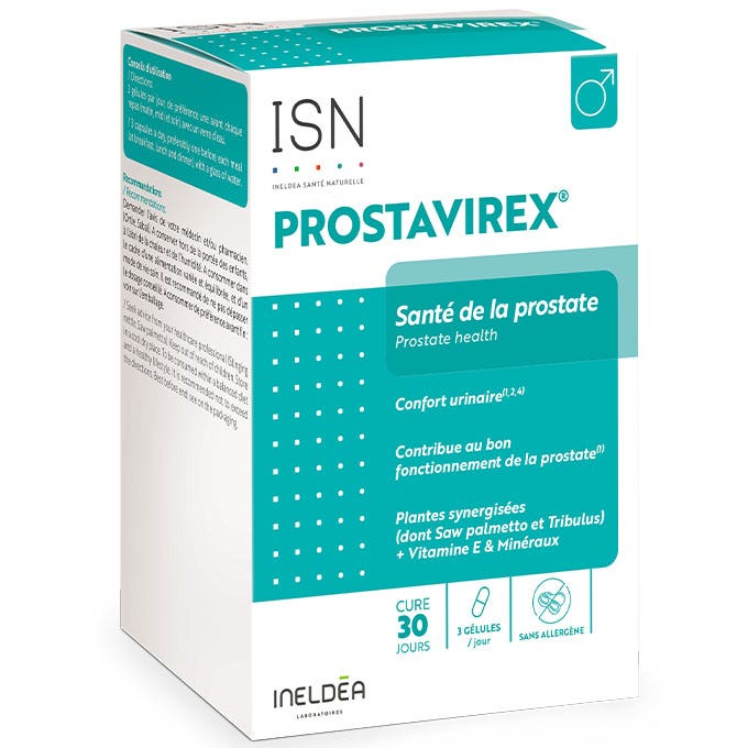 Ineldea Santé Naturelle Prostavirex Sante De La Prostate 90gelules