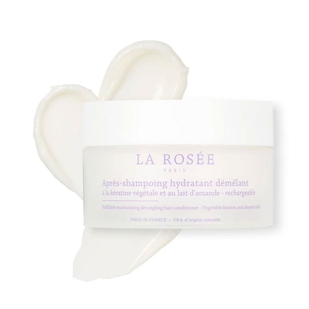 LA ROSÉE Après-Shampoing Hydratant Démêlant à la kératine végétale et au lait d'amande 200g