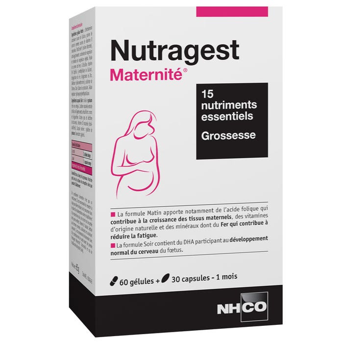 Nhco Nutrition Nutragest Maternité® 60 gélules + 30 capsules
