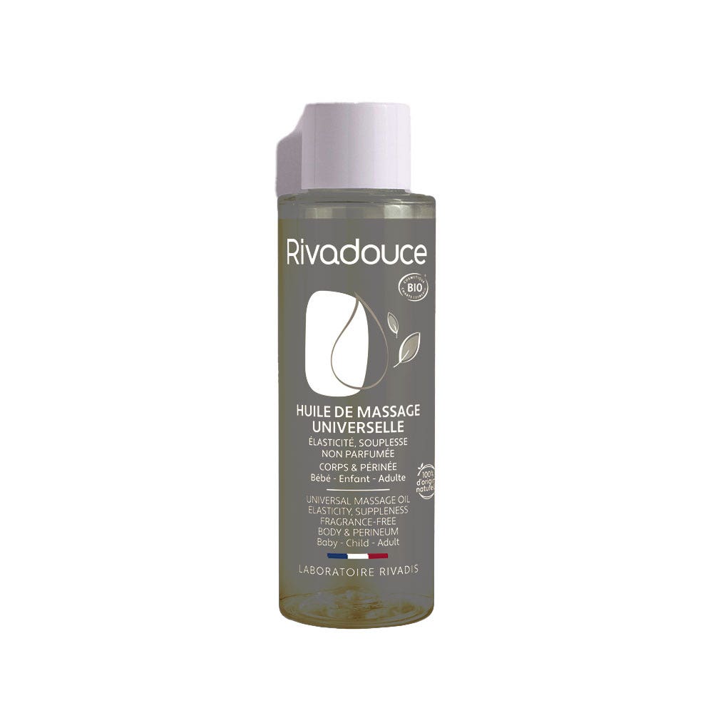 Rivadouce Huile de Massage Bio Corps et Périnée 50 ml