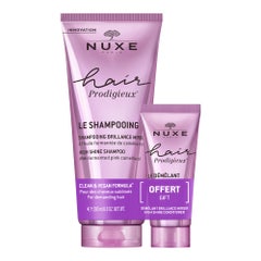 Nuxe Hair Prodigieux Shampooing Brillance Miroir 200ml + Démêlant Brillance 30ml offert