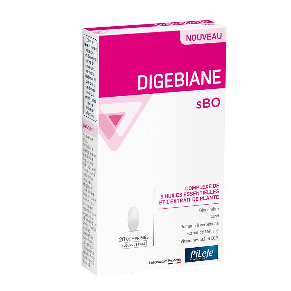 Pileje Digebiane sBO 20 Comprimes