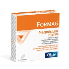 Pileje Formag Magnésium Marin Vtamine B6 et taurine 30 comprimés