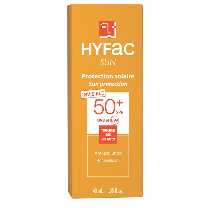 Hyfac Fotoker Sun Protection Solaire Invisible SPF50+ 40ml