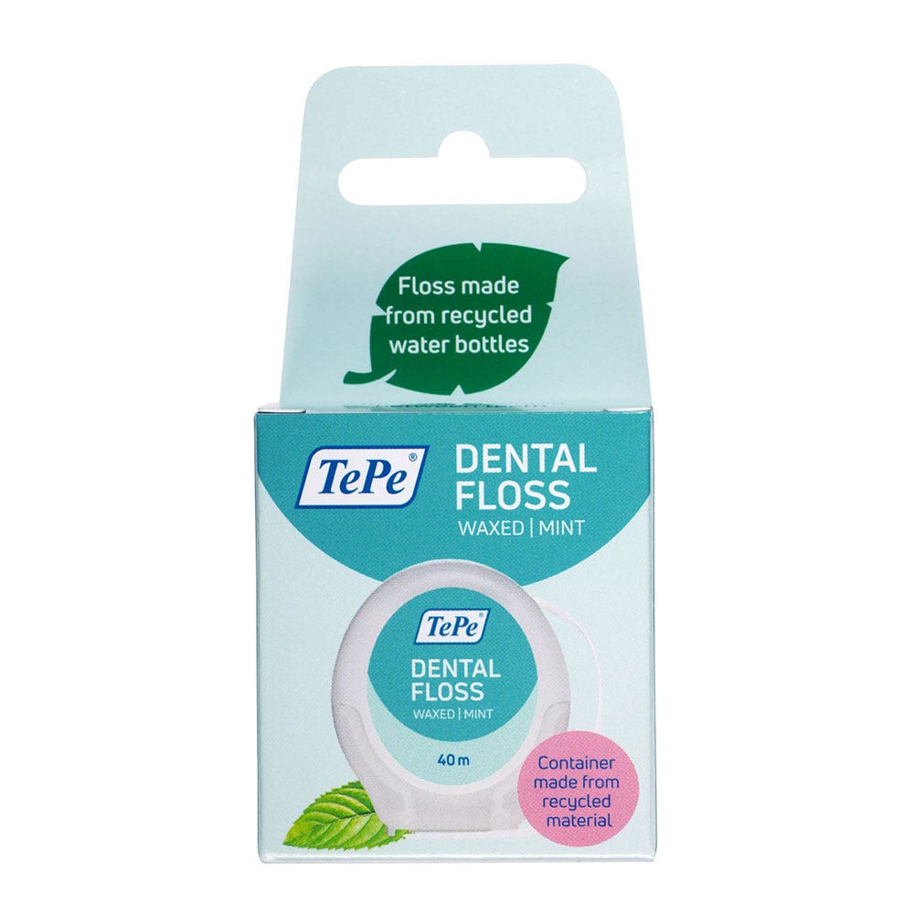 TePe Fil Dentaire Gout Menthe Fraiche 40ml