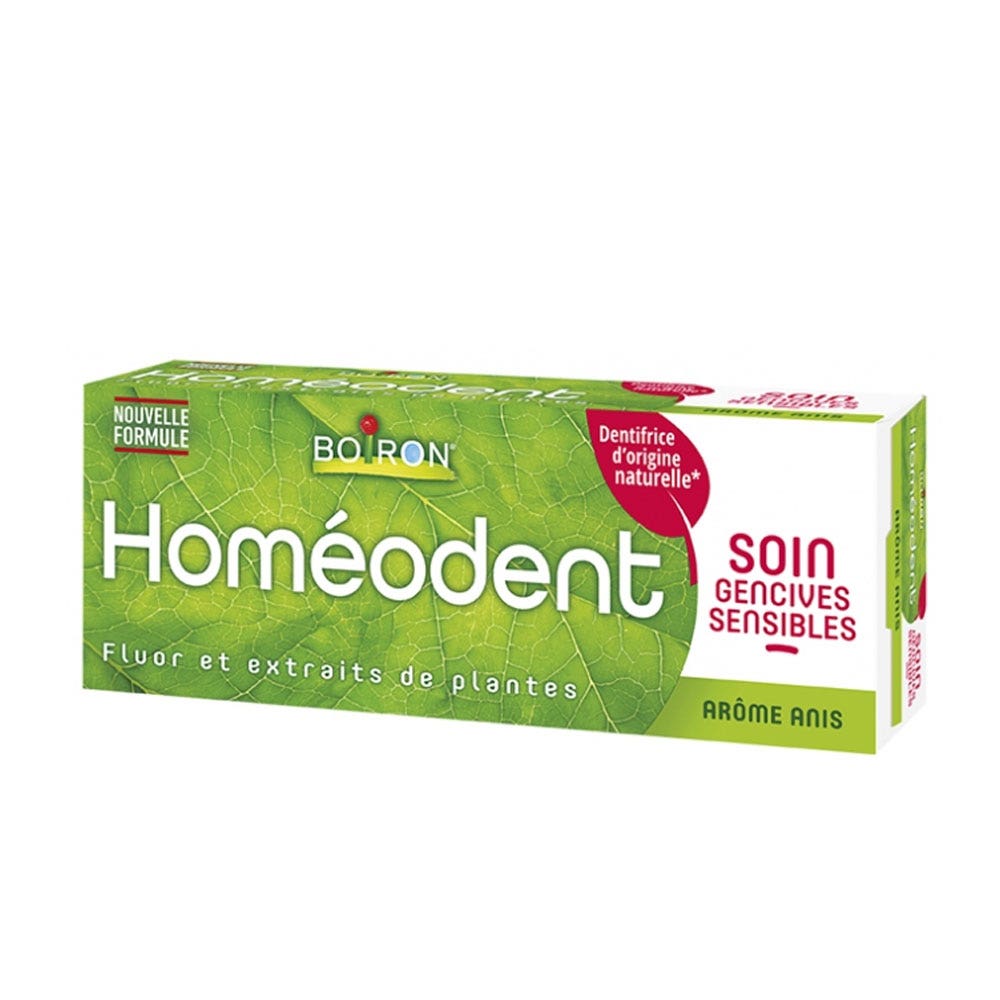 Boiron Homeodent Dentifrice Soin Gencives Sensibles Anis 75ml