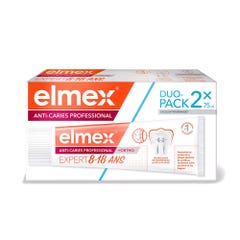 Elmex Dentifrice Anti-carries Professional Junior Goût Menthe 2x75ml