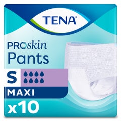 Tena Proskin Maxi Pants Culottes Absorbantes Fuites Urinaires Taille S 65-85cm x10