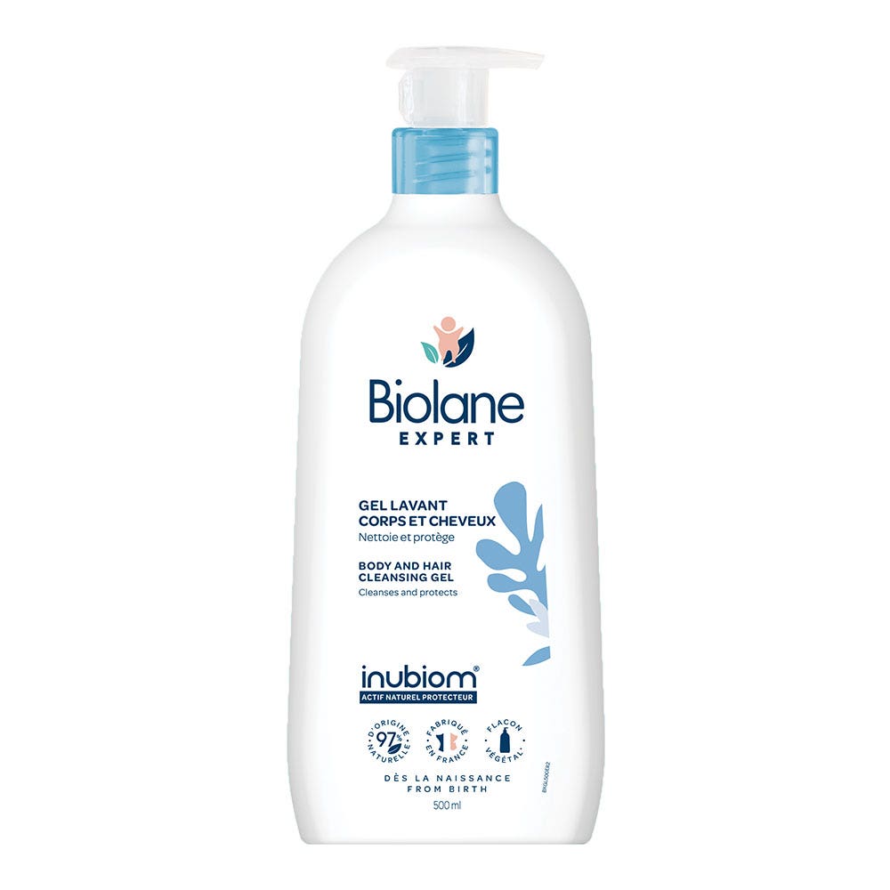 Biolane Expert Gel Lavant Corps et Cheveux 500ml