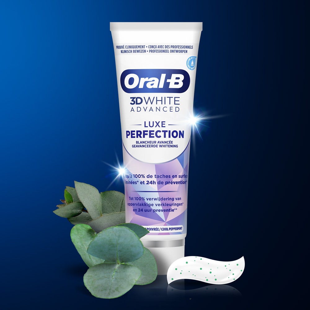 Dentifrice Blanchissant Aux Ultrasons Emmi-dent - 75ml X3 - Sans Gluten, Végétalien