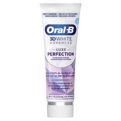 Oral-B 3D White Advanced Dentifrice Perfection Luxe Blancheur avancée 75ml