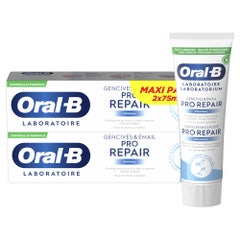 Oral-B Pro-Repair Dentifrice Gencives Et Email 2x75ml