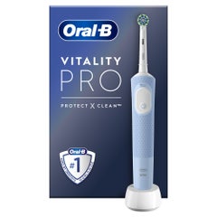 Oral-B Cross Action Brosse A Dents Electrique Vitality Pro Bleu