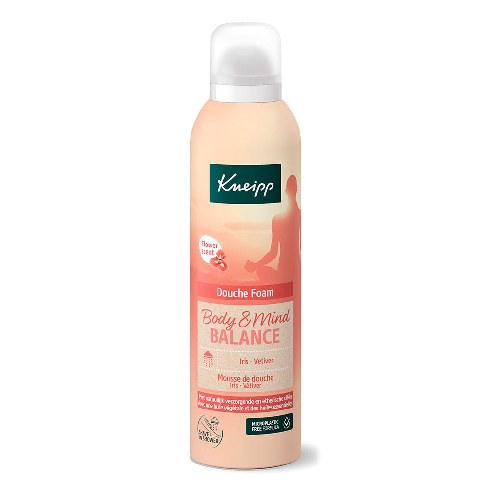 Kneipp Body & Mind Balance Mousse de Douche Iris Vétiver 200ml