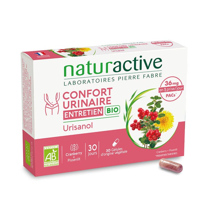 Naturactive Urisanol Confort urinaire entretien Bio 30 Gélules