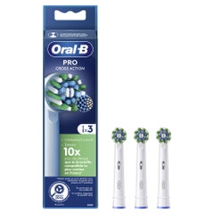 Oral-B Cross Action Brossettes pour Brosse à dents électrique x3