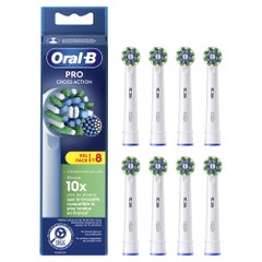 Oral-B Cross Action Brossettes pour Brosse A Dents Electrique X8